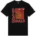 New Era CHICAGO BULLS NBA WORDMARK Pánské triko, černá, velikost