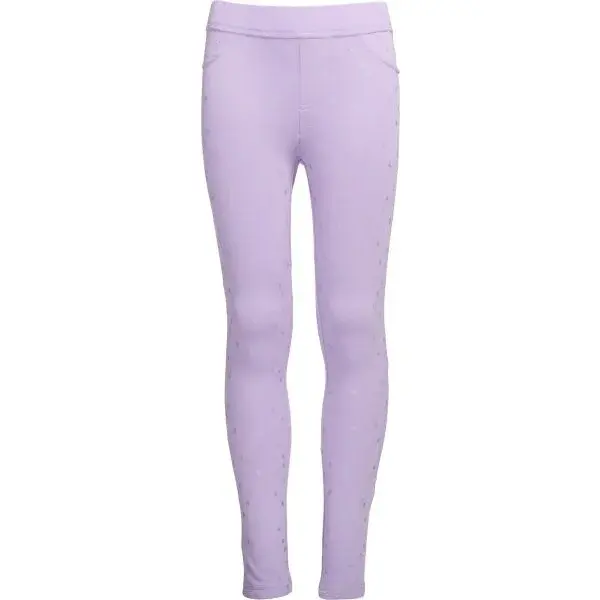 Lewro MALVINA Pohodlné dětské tregíny, fialová, velikost 164-170