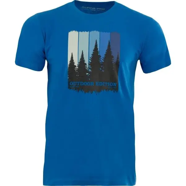 ALPINE PRO MERES Pánské triko, modrá, velikost