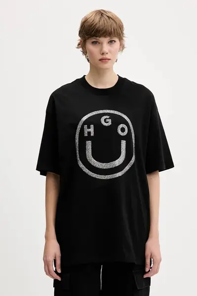 Bavlněné tričko Hugo Blue Oversized_tee_B_6