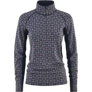 KARI TRAA ROSE LIGHT Dámské merino triko, tmavě modrá, velikost