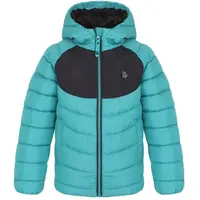 LOAP ISNUM Chlapecká bunda, tyrkysová, velikost 112-116