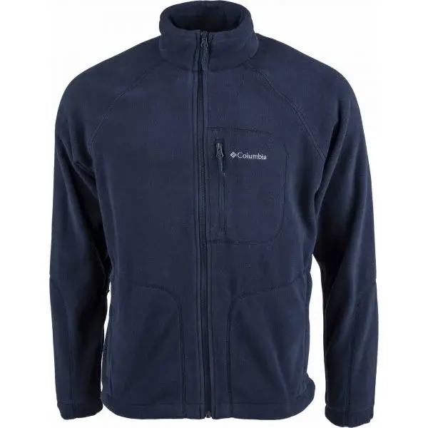 Columbia FAST TREK II FULL ZIP FLEECE Pánská mikina, tmavě modrá, velikost XXL