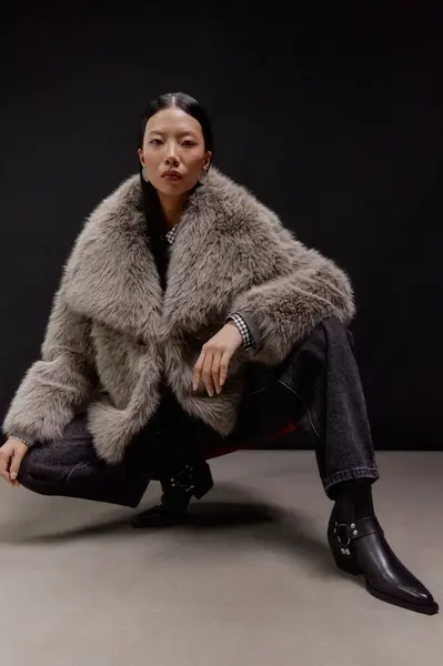 Kožené kotníkové boty Answear.LAB černá barva, na podpatku, lehce zateplené