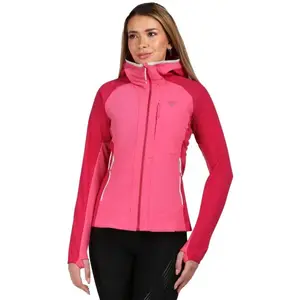 KILPI BALEO Dámská softshellová bunda, růžová, velikost