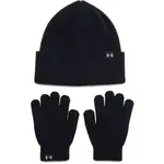 Under Armour BEANIE COMBO Set čepice a rukavice, černá, velikost