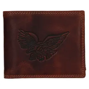 Pánská kožená peněženka SendiDesign Eagle - hnedá
