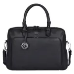 Dámská kožená kabelka na notebook Bellicci Cemeron - černá