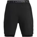Under Armour VANISH WOVEN 2IN1 STS Pánske krátke nohavice, čierna, veľkosť