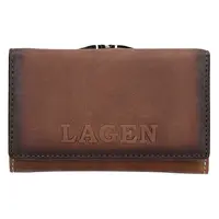 Dámská kožená peněženka Lagen Denisse - hnědá