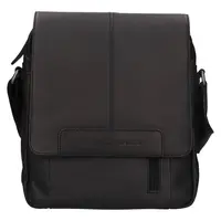 Pánská kožená taška přes rameno The Chesterfield Brand Remy - černá