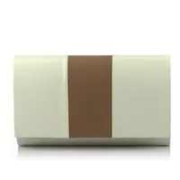 Elegantna dámska listova kabelka Marie - béžová