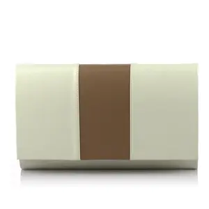 Elegantna dámska listova kabelka Marie - béžová