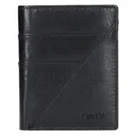 Pánska kožená peňaženka Lagen Liom - čierna