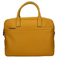 Kožená taška na notebook Katana Talin - žltá