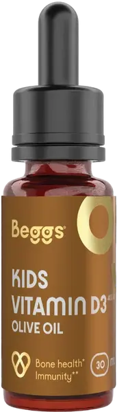 BEGGS Kids Vitamin D3 400 IU BIO Olive Oil 30 ml