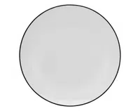 Dezertní talíř Luna Black Line 20 cm, bílý