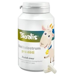 BIOALIS Kozí kolostrum pro děti 140 kapslí