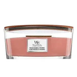 Woodwick Pressed Blooms & Patchouli vonná svíčka 453,6 g