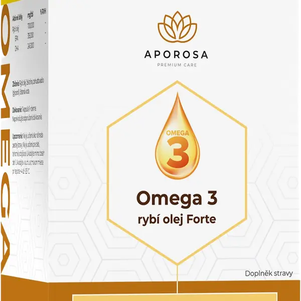 APOROSA Omega 3 rybí olej Forte 700 mg 90 tobolek