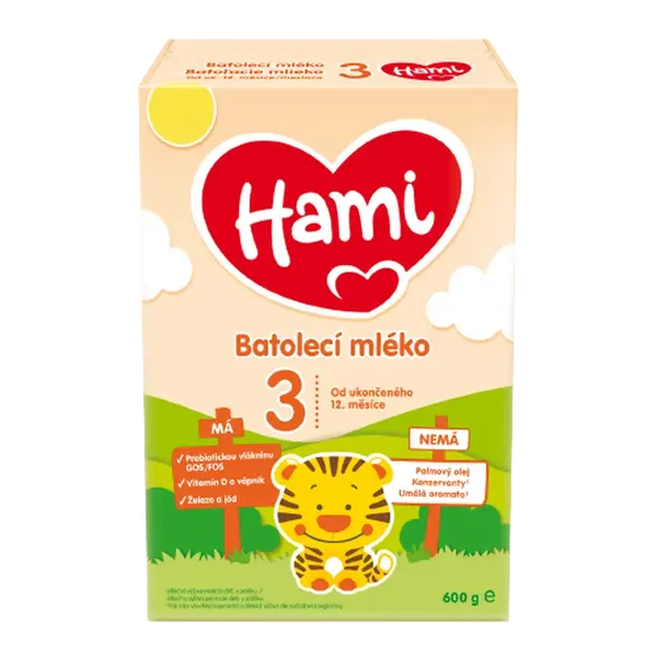 HAMI 3 batolecí mléko 600 g