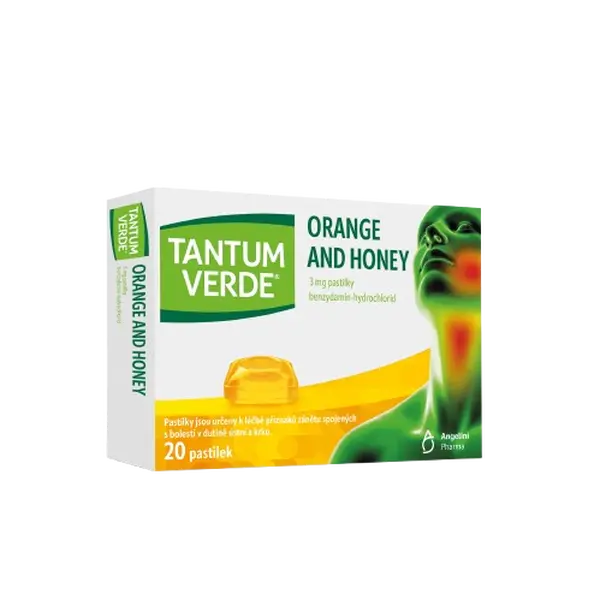 TANTUM VERDE Orange and Honey 3mg 20 pastilek
