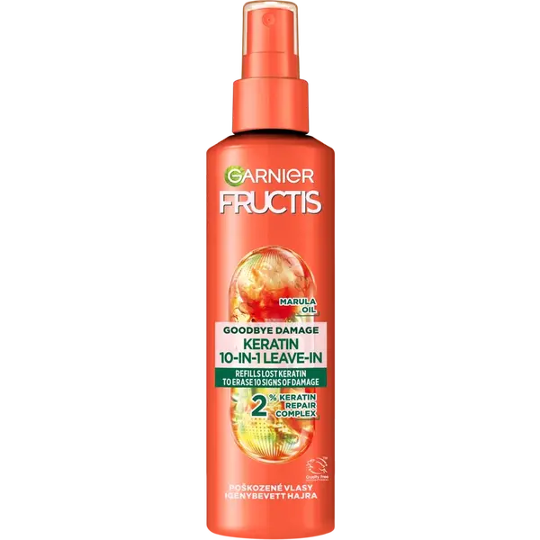 GARNIER Fructis Goodbye Damage 10v1 bezoplachový sprej s keratinem, 150 ml