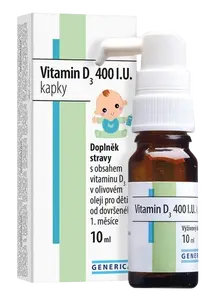 GENERICA Vitamin D3 400 I.U. kapky 10 ml