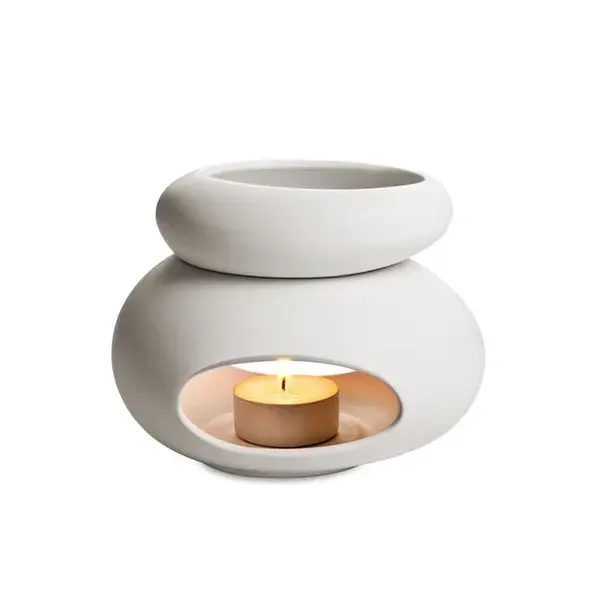 Aromalampa FANCY HOME, Stones, biela