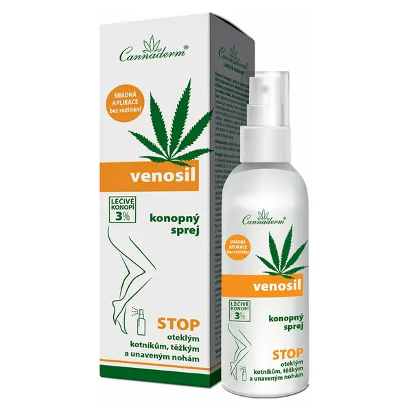 CANNADERM Venosil konopný sprej 150 ml