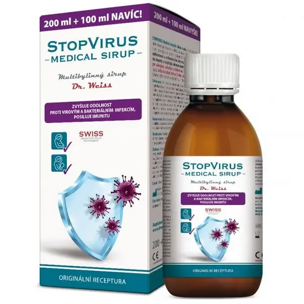 DR. WEISS Stopvirus medical sirup 200 + 100 ml