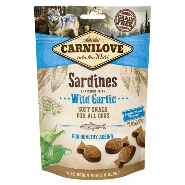 CARNILOVE Dog Semi Moist Sardines&Wild Garlic 200 g