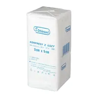 STERIWUND Kompres netkaná textília nesterilná 5 x 5 cm 100 kusov