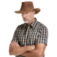 Bushman Pánsky a dámsky klobúk Rancher, tmavohnedý XXL