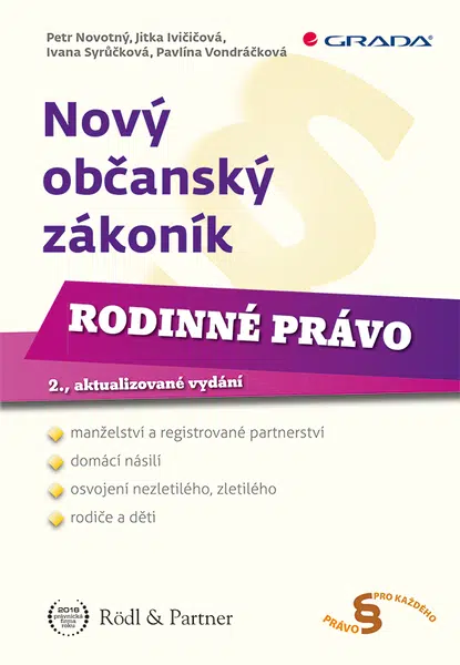 Nový občanský zákoník - Rodinné právo, Novotný Petr