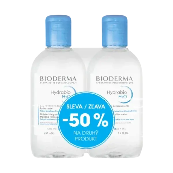 BIODERMA Hydrabio H2O výhodné balení 2 x 250 ml