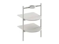 Ravak Yard - Konštrukcia s policami pod umývadlo, Smoke Grey D80000O004