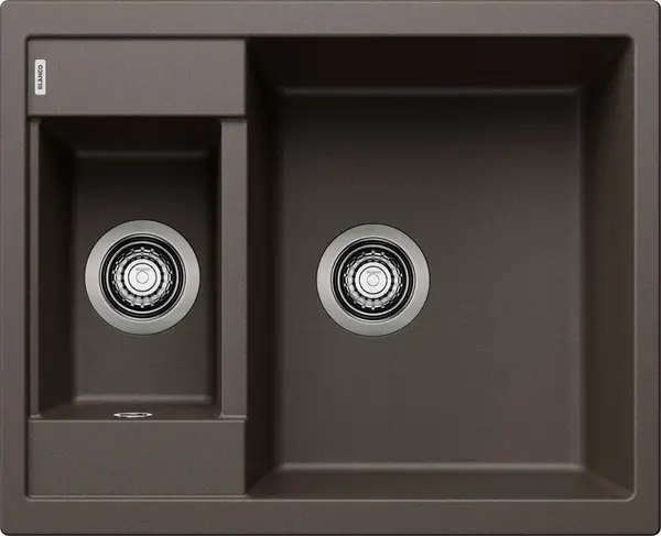 Blanco Metra 6 - Silgranitový drez, 62x50 cm, s ovládaním odtoku, kávová 516162