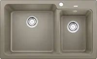 Blanco Naya 8 - Silgranitový drez, 82x50 cm, tartufo 519652