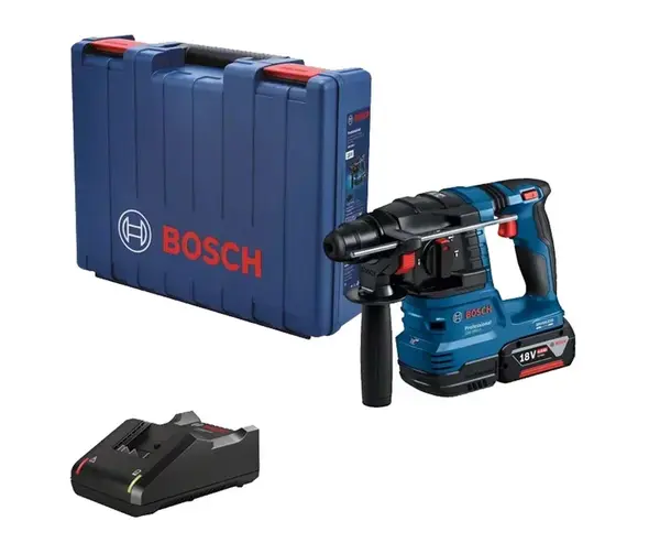 Bosch Náradie - 18V AKU vŕtacie kladivo, 1x aku 4,0 Ah, nabíjačka 0611924022