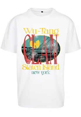 Wu Tang Staten Island Oversize tričko bílé