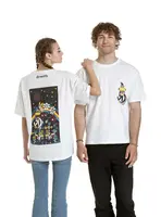 Meatfly unisex tričko Dwarf White Dwarf | Bílá | Velikost M/L | 100% bavlna