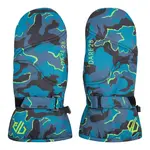 Dětské zimní lyžařské palčáky dare2b jovial modrá/neonově zelená 11-12