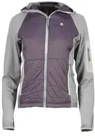 Dámská zateplená mikina gts 405951 šedá/fialová 38