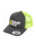 Meatfly kšiltovka Setty Trucker Neon Green / White / Charcoal | Šedá | Velikost One Size