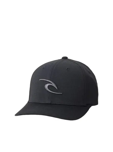 Rip curl kšiltovka Tepan 2.0 Flexfit Cap Black | Černá | Velikost One Size