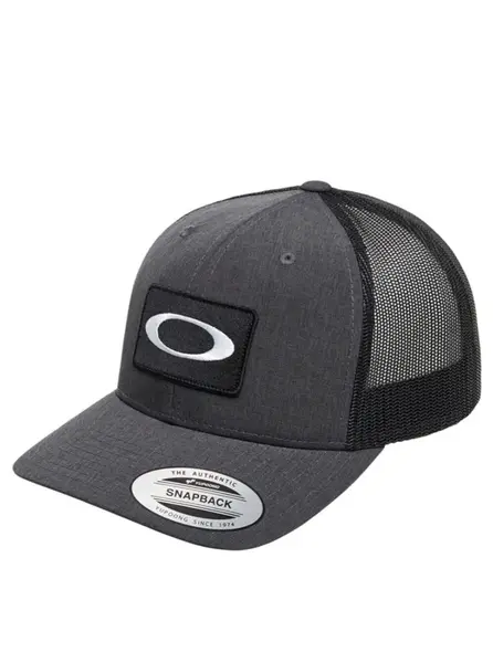 Oakley kšiltovka O Original Trucker Hat Blackout Dark Heather | Černá | Velikost One Size