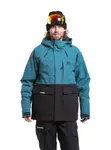 Meatfly pánská SNB & SKI bunda Vertigo Deep Ocean / Black | Černá | Velikost S