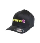 Meatfly kšiltovka Zedd Flexfit Lime / Black | Černá | Velikost S/M