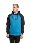 Meatfly pánská technická mikina Gravel Blue / Black | Černá | Velikost XXL